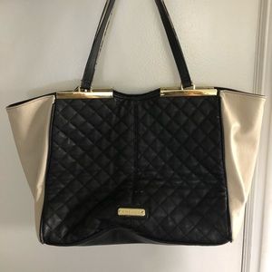Steve Madden Black and White Purse